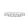 Roman Jewelers Signature 14K White Gold 1/2-Carat Diamond Half Anniversary Band