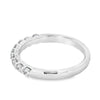 14K White Gold 1/2-Carat 9 Stone Diamond Anniversary Band