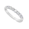 14K White Gold 1/2-Carat 7 Stone Diamond Anniversary Band