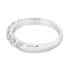 14K White Gold 3/4-Carat 7 Stone Diamond Anniversary Band