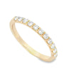 Roman Jewelers Signature 14K Yellow Gold 1/3-Carat Diamond 11-Stone Anniversary Band