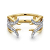 Gabriel & Co. 14K Two-Tone Freeform Diamond Enhancer