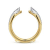 Gabriel & Co. 14K Two-Tone Freeform Diamond Enhancer