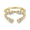 Gabriel & Co. 14K Yellow Gold Graduated Diamond Insert