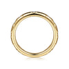 Gabriel & Co. 14K Yellow Gold Starry Burnished Diamond Stackable Ring