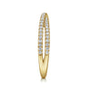 Gabriel & Co. 14K Yellow Gold Criss Cross Diamond Stackable Ring