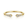 Gabriel & Co. 14K Yellow Gold Diamond Split Stackable Ring