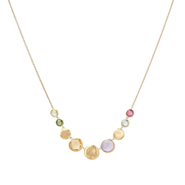 Marco Bicego 18K Jaipur Color Gemstone Halfsie Necklace