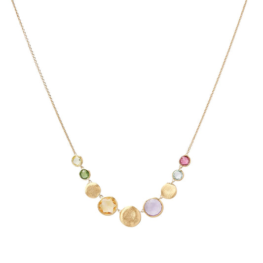 Marco Bicego 18K Jaipur Color Gemstone Halfsie Necklace