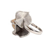 Cammilli 18K "Sultana" White Ice, Natural Beige and Black Lava Gold Diamond Ring