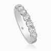Christopher Designs 14K White Gold 7-Stone Crisscut Diamond Anniversary Band