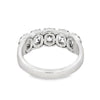 18K White Gold 1 Carat Diamond Cluster Ring