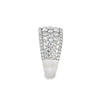 18K White Gold 5-Row Diamond Ladies Ring