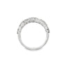 18K White Gold 5-Row Dynamic Diamond Fashion Ring