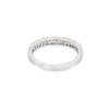 18K White Gold Diamond Patterned Band