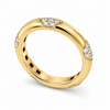 Leo Pizzo 18K Yellow Gold 1/2 Carat Diamond Band