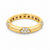 Leo Pizzo 18K Yellow Gold 1/2 Carat Diamond Band