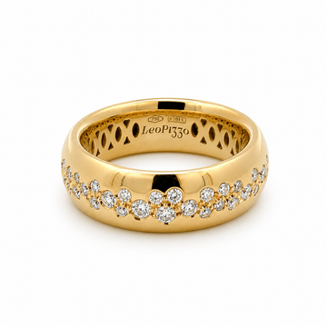 Leo Pizzo 18K Yellow Gold Fashion Diamond Band