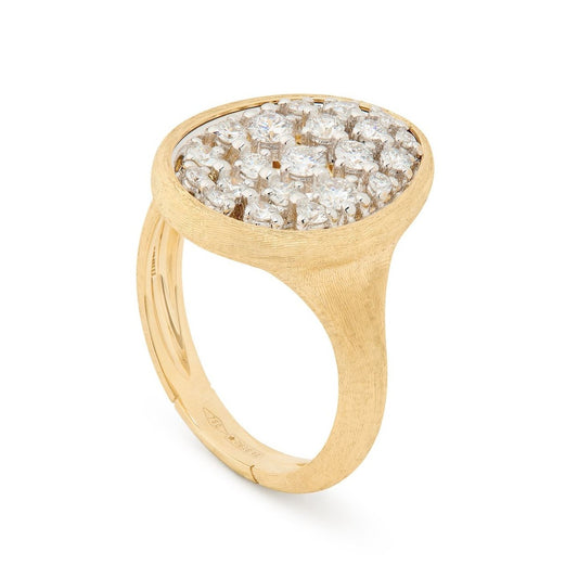 Marco Bicego 18K Two-Tone Diamond Petal Ring