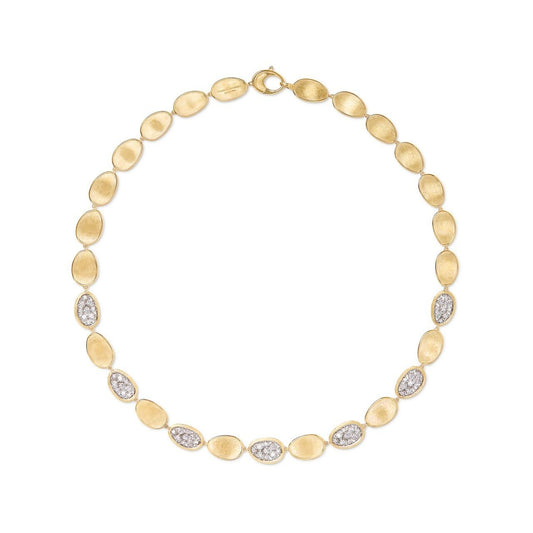 Marco Bicego 18K Two-Tone Diamond Petal Necklace