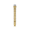 Gabriel & Co. 14K Two-Tone Bujukan Diamond Stackable Ring