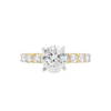 Roman Jewelers Signature 14K Yellow Gold Diamond Engagement Ring Setting