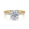 Gabriel & Co. "Allison" 14K Two-Tone Engagement Ring Setting