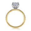 Gabriel & Co. "Allison" 14K Two-Tone Engagement Ring Setting