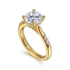 Gabriel & Co. "Carroline" 14K Diamond Engagement Ring Setting