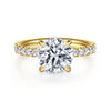 Gabriel & Co. "Adela" 14K Hidden Halo Diamond Semi-Mount Engagement Ring Setting