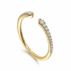 Gabriel & Co. 14K Stackable Open Diamond Ring