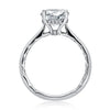 A. Jaffe Platinum 3ct Center Diamond Engagement Ring Setting