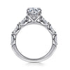 Gabriel & Co. 14K White Gold Marquise Diamond Engagement Ring Setting