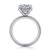 Gabriel & Co. 14K White Gold Diamond Engagement Ring Setting