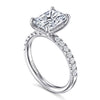 Gabriel & Co. 14K White Gold Diamond Engagement Ring Setting