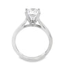 14K White Gold Surprise Diamond Engagement Ring Setting with 0.60 ct. Round Natural Diamond