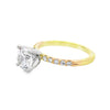 Roman Jewelers Signature 14K Two-Tone Diamond Engagement Ring Setting