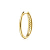 Gabriel & Co. 14K Yellow and White Gold Classic Diamond Oval Hoops