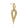 Gabriel & Co. 14K Two-Tone Diamond Teardrop Dangling Earrings
