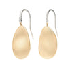 Marco Bicego 18K Two-Tone Lunaria Diamond Petal Drop Earrings with Diamond Hook