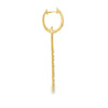 18K Yellow Gold Diamond Dangling Earrings