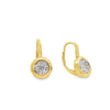 Frederic Sage 14K White & Yellow Gold Diamond Earrings