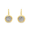 Frederic Sage 14K White & Yellow Gold Diamond Earrings