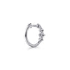 Gabriel & Co. 14K White Gold Lusso Diamond Accent Huggies