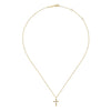 Gabriel & Co. 14K Yellow Gold Diamond Cross Pendant