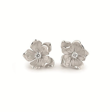 Cammilli 18K "Dorothy" White Ice Gold Diamond Earrings