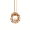 Cammilli 18K "Dune Assolo" Orange Apricot Gold Diamond Pendant