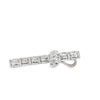 18K White Gold Diamond Cross Pendant
