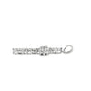 18K White Gold Cluster Diamond Cross