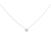 Christopher Designs 14K White Gold Diamond Heart-Shaped Pendant with Chain